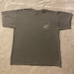 University Of Alabama Comfort Colors Back Graphic T-Shirt w/ front pocket.